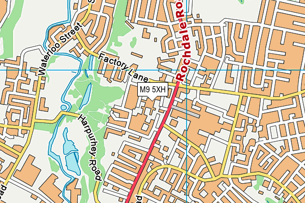 M9 5XH map - OS VectorMap District (Ordnance Survey) M9 5XH map - OS VectorMap District (Ordnance Survey)