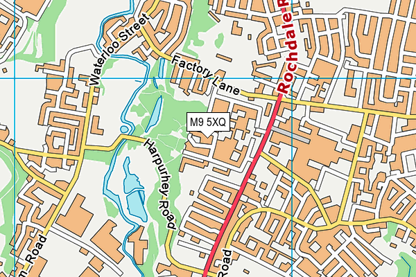 M9 5XQ map - OS VectorMap District (Ordnance Survey) M9 5XQ map - OS VectorMap District (Ordnance Survey)