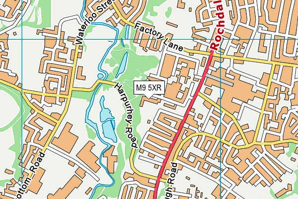 M9 5XR map - OS VectorMap District (Ordnance Survey) M9 5XR map - OS VectorMap District (Ordnance Survey)