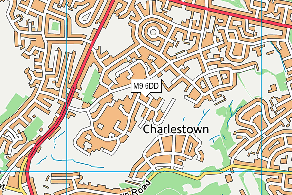 M9 6DD map - OS VectorMap District (Ordnance Survey) M9 6DD map - OS VectorMap District (Ordnance Survey)