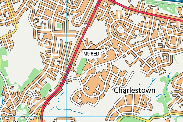 M9 6ED map - OS VectorMap District (Ordnance Survey) M9 6ED map - OS VectorMap District (Ordnance Survey)