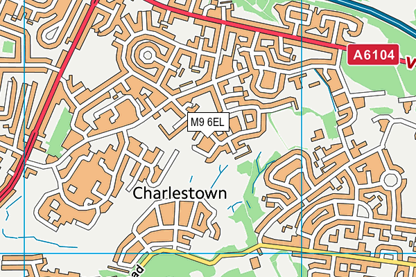 M9 6EL map - OS VectorMap District (Ordnance Survey) M9 6EL map - OS VectorMap District (Ordnance Survey)