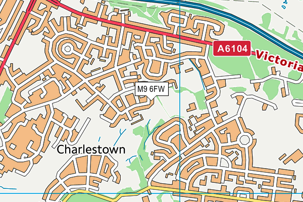 M9 6FW map - OS VectorMap District (Ordnance Survey) M9 6FW map - OS VectorMap District (Ordnance Survey)