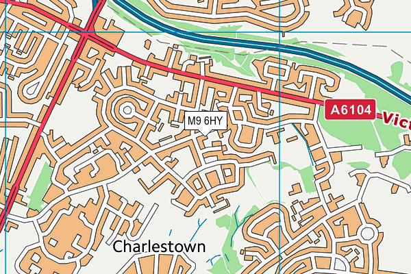 M9 6HY map - OS VectorMap District (Ordnance Survey) M9 6HY map - OS VectorMap District (Ordnance Survey)