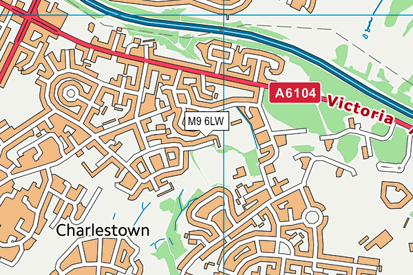 M9 6LW map - OS VectorMap District (Ordnance Survey) M9 6LW map - OS VectorMap District (Ordnance Survey)