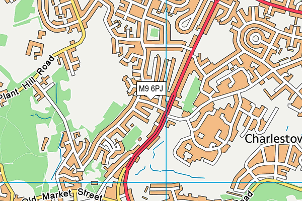 M9 6PJ map - OS VectorMap District (Ordnance Survey) M9 6PJ map - OS VectorMap District (Ordnance Survey)