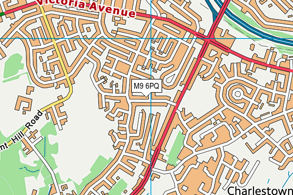 M9 6PQ map - OS VectorMap District (Ordnance Survey) M9 6PQ map - OS VectorMap District (Ordnance Survey)