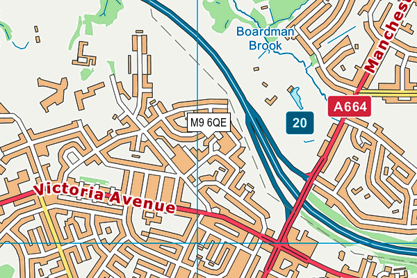 M9 6QE map - OS VectorMap District (Ordnance Survey) M9 6QE map - OS VectorMap District (Ordnance Survey)