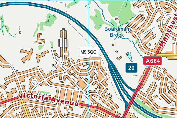 M9 6QG map - OS VectorMap District (Ordnance Survey) M9 6QG map - OS VectorMap District (Ordnance Survey)