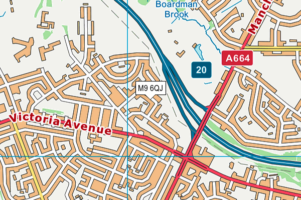 M9 6QJ map - OS VectorMap District (Ordnance Survey) M9 6QJ map - OS VectorMap District (Ordnance Survey)