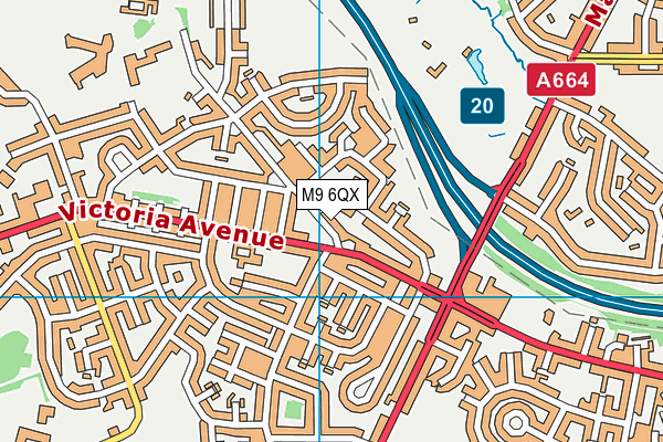 M9 6QX map - OS VectorMap District (Ordnance Survey) M9 6QX map - OS VectorMap District (Ordnance Survey)