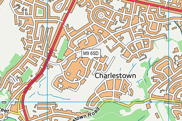 M9 6SD map - OS VectorMap District (Ordnance Survey) M9 6SD map - OS VectorMap District (Ordnance Survey)
