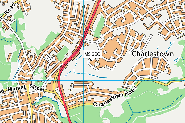 M9 6SQ map - OS VectorMap District (Ordnance Survey) M9 6SQ map - OS VectorMap District (Ordnance Survey)