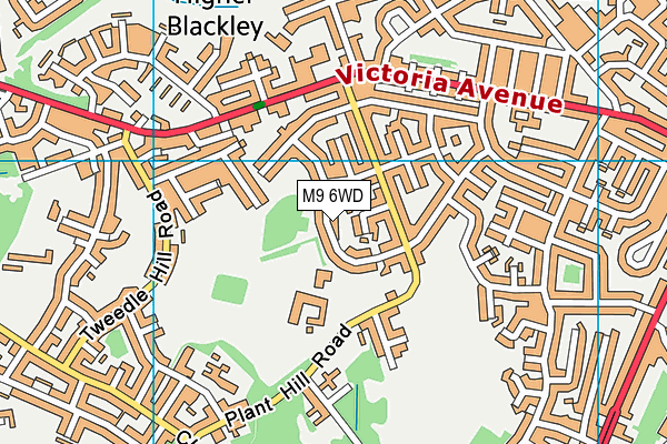 M9 6WD map - OS VectorMap District (Ordnance Survey) M9 6WD map - OS VectorMap District (Ordnance Survey)