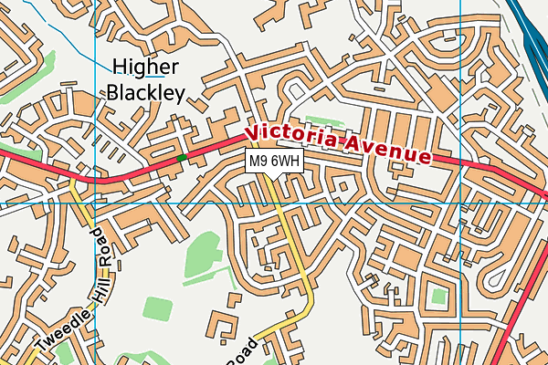M9 6WH map - OS VectorMap District (Ordnance Survey) M9 6WH map - OS VectorMap District (Ordnance Survey)