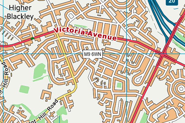 M9 6WN map - OS VectorMap District (Ordnance Survey) M9 6WN map - OS VectorMap District (Ordnance Survey)