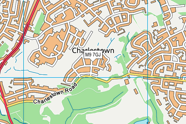 M9 7GJ map - OS VectorMap District (Ordnance Survey) M9 7GJ map - OS VectorMap District (Ordnance Survey)