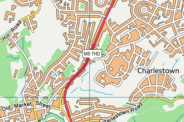 M9 7HD map - OS VectorMap District (Ordnance Survey) M9 7HD map - OS VectorMap District (Ordnance Survey)