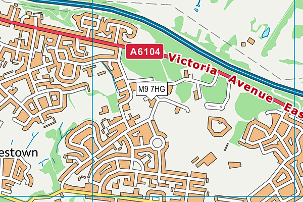 M9 7HG map - OS VectorMap District (Ordnance Survey) M9 7HG map - OS VectorMap District (Ordnance Survey)