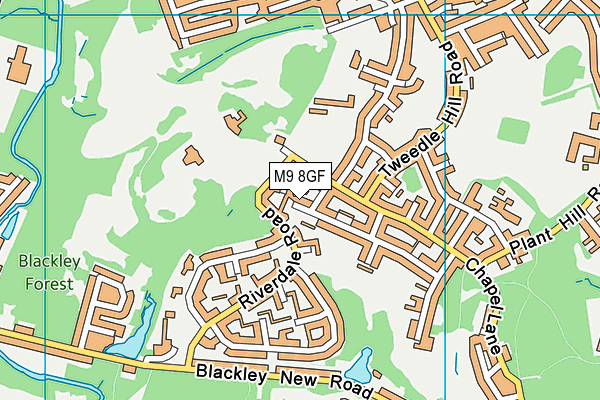 M9 8GF map - OS VectorMap District (Ordnance Survey) M9 8GF map - OS VectorMap District (Ordnance Survey)