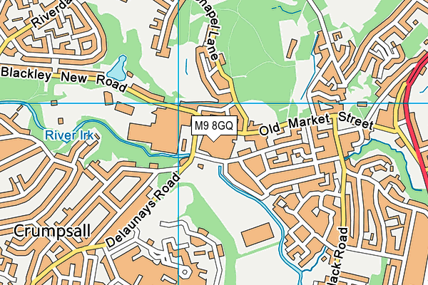 M9 8GQ map - OS VectorMap District (Ordnance Survey) M9 8GQ map - OS VectorMap District (Ordnance Survey)