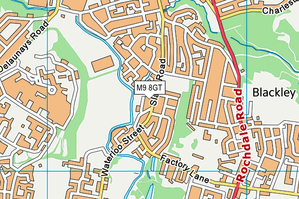 M9 8GT map - OS VectorMap District (Ordnance Survey) M9 8GT map - OS VectorMap District (Ordnance Survey)