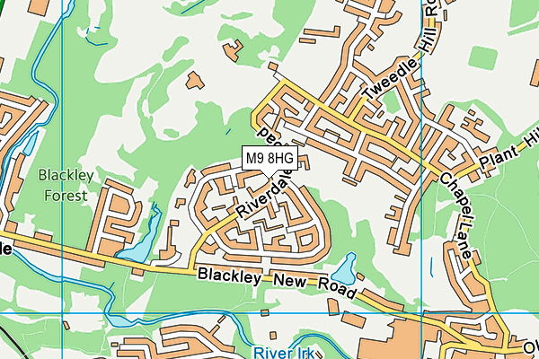 M9 8HG map - OS VectorMap District (Ordnance Survey) M9 8HG map - OS VectorMap District (Ordnance Survey)