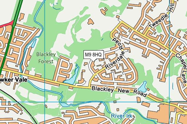 M9 8HQ map - OS VectorMap District (Ordnance Survey) M9 8HQ map - OS VectorMap District (Ordnance Survey)