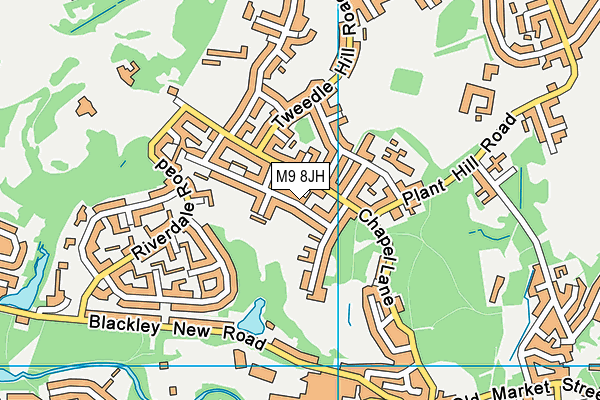 M9 8JH map - OS VectorMap District (Ordnance Survey) M9 8JH map - OS VectorMap District (Ordnance Survey)