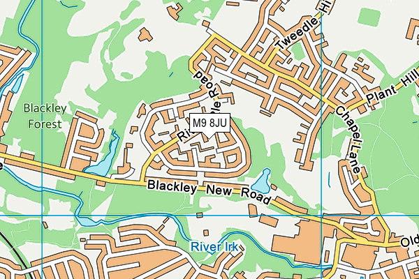 M9 8JU map - OS VectorMap District (Ordnance Survey) M9 8JU map - OS VectorMap District (Ordnance Survey)