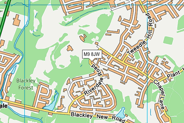 M9 8JW map - OS VectorMap District (Ordnance Survey) M9 8JW map - OS VectorMap District (Ordnance Survey)
