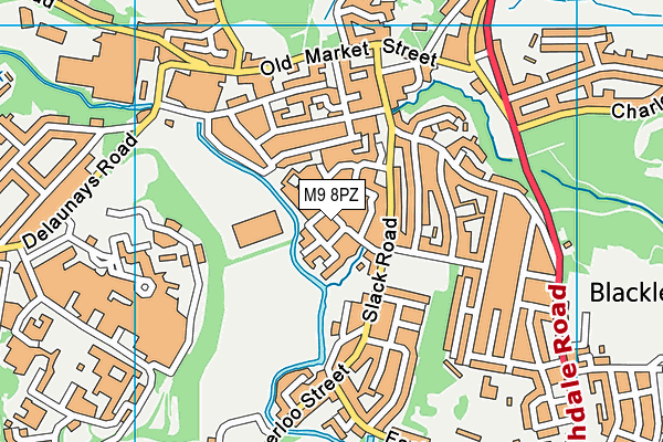 M9 8PZ map - OS VectorMap District (Ordnance Survey) M9 8PZ map - OS VectorMap District (Ordnance Survey)