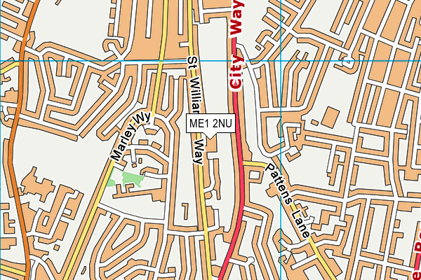 ME1 2NU map - OS VectorMap District (Ordnance Survey) ME1 2NU map - OS VectorMap District (Ordnance Survey)