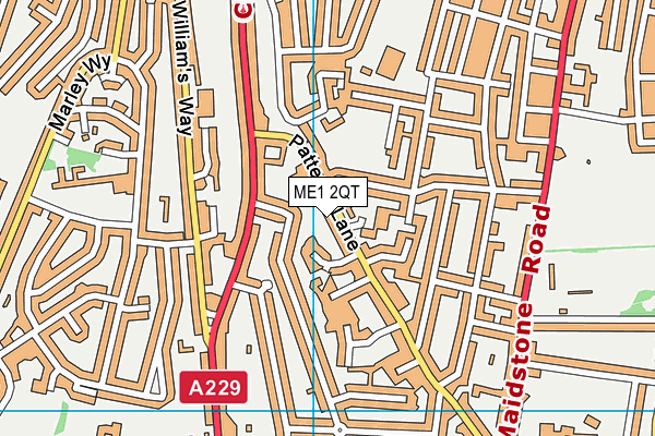 ME1 2QT map - OS VectorMap District (Ordnance Survey) ME1 2QT map - OS VectorMap District (Ordnance Survey)