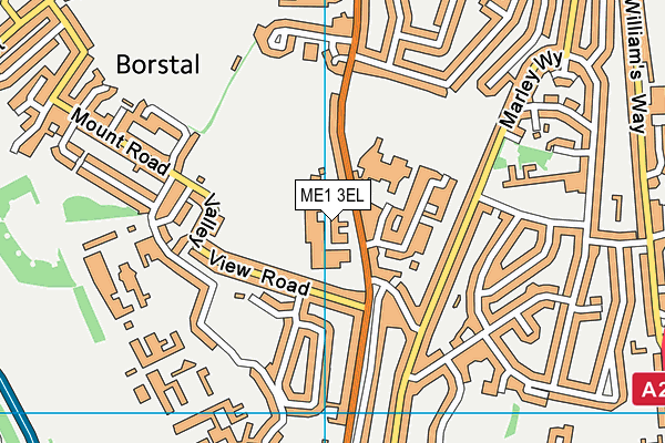 ME1 3EL map - OS VectorMap District (Ordnance Survey) ME1 3EL map - OS VectorMap District (Ordnance Survey)