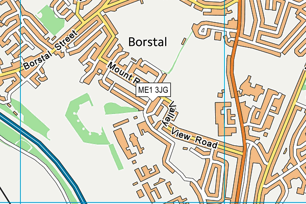 ME1 3JG map - OS VectorMap District (Ordnance Survey) ME1 3JG map - OS VectorMap District (Ordnance Survey)