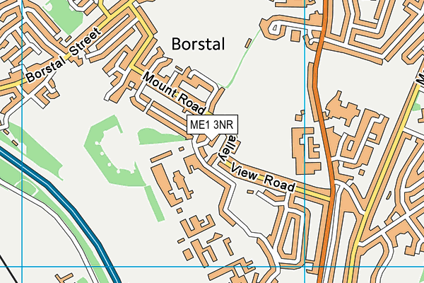 ME1 3NR map - OS VectorMap District (Ordnance Survey)