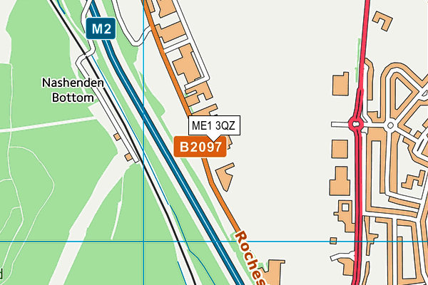 ME1 3QZ map - OS VectorMap District (Ordnance Survey)