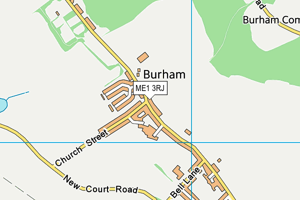 ME1 3RJ map - OS VectorMap District (Ordnance Survey)