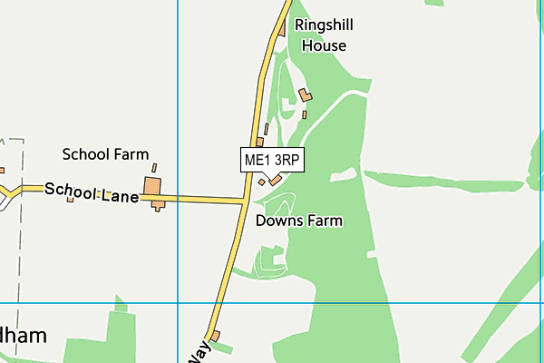 ME1 3RP map - OS VectorMap District (Ordnance Survey) ME1 3RP map - OS VectorMap District (Ordnance Survey)