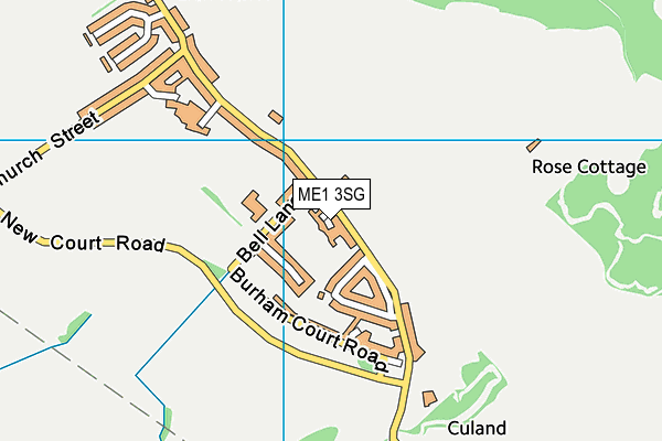 ME1 3SG map - OS VectorMap District (Ordnance Survey) ME1 3SG map - OS VectorMap District (Ordnance Survey)