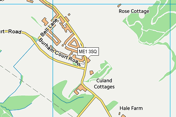 ME1 3SQ map - OS VectorMap District (Ordnance Survey)