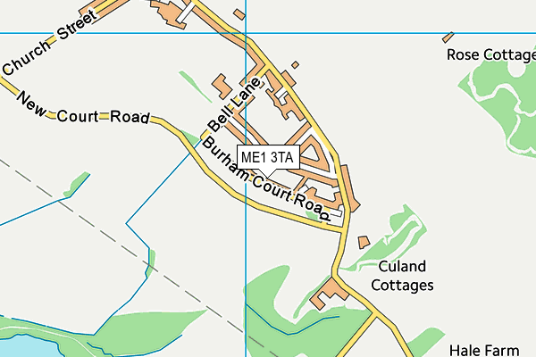 ME1 3TA map - OS VectorMap District (Ordnance Survey) ME1 3TA map - OS VectorMap District (Ordnance Survey)