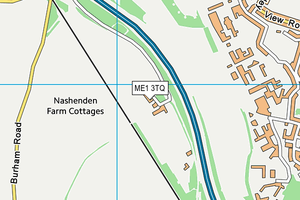 ME1 3TQ map - OS VectorMap District (Ordnance Survey)