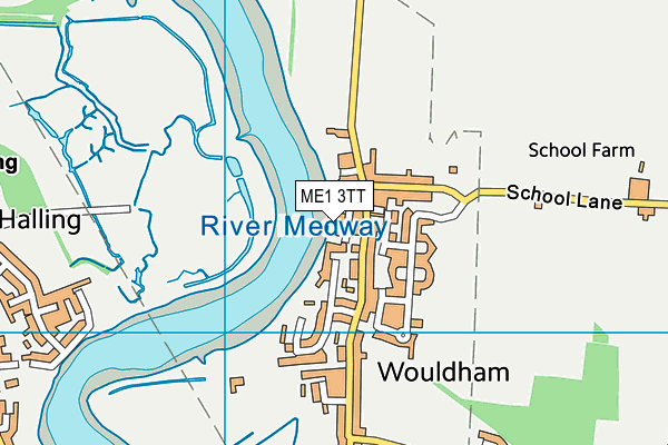 ME1 3TT map - OS VectorMap District (Ordnance Survey) ME1 3TT map - OS VectorMap District (Ordnance Survey)