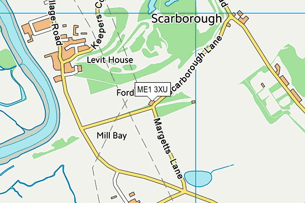 ME1 3XU map - OS VectorMap District (Ordnance Survey) ME1 3XU map - OS VectorMap District (Ordnance Survey)