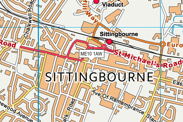 ME10 1AW map - OS VectorMap District (Ordnance Survey) ME10 1AW map - OS VectorMap District (Ordnance Survey)
