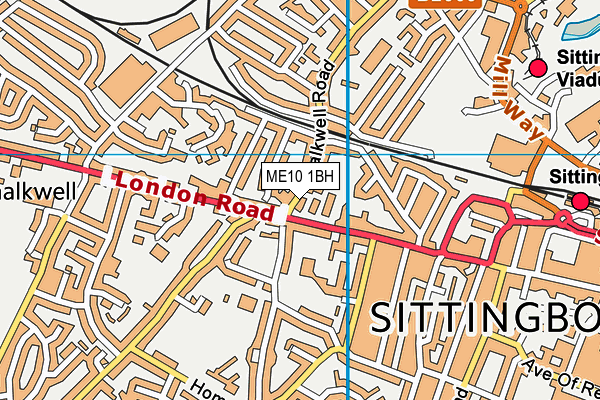 ME10 1BH map - OS VectorMap District (Ordnance Survey) ME10 1BH map - OS VectorMap District (Ordnance Survey)
