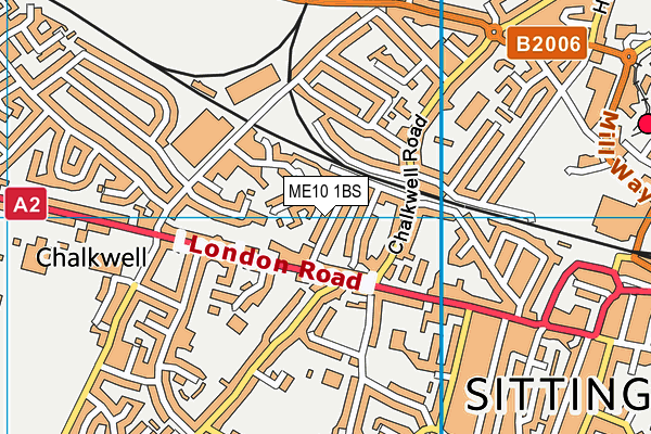 ME10 1BS map - OS VectorMap District (Ordnance Survey) ME10 1BS map - OS VectorMap District (Ordnance Survey)