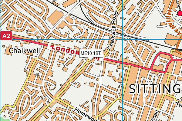 ME10 1BT map - OS VectorMap District (Ordnance Survey) ME10 1BT map - OS VectorMap District (Ordnance Survey)